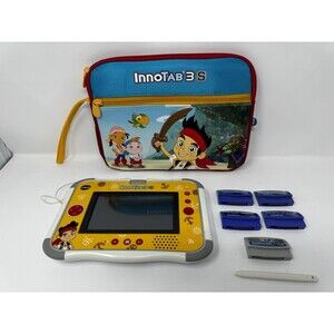 VTech InnoTab 3S Jake and the Never Land Pirates 5 Games w/ Case Stylus